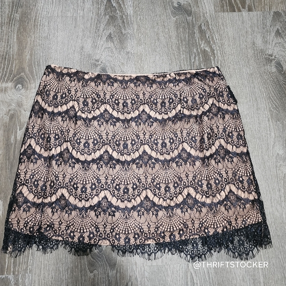 Free People Zoe Lace Mini Skirt - Picture 3 of 7